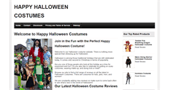 Desktop Screenshot of happy-halloween-costumes.com