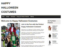 Tablet Screenshot of happy-halloween-costumes.com